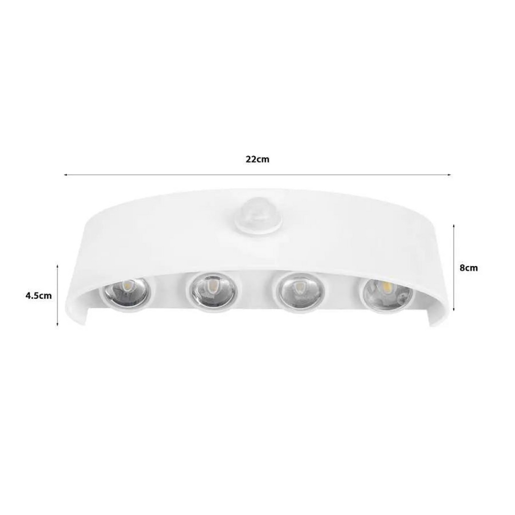 LED Wall Lights Indoor & Outdoor Up and Down | PIR Motion Sensor | Braxby