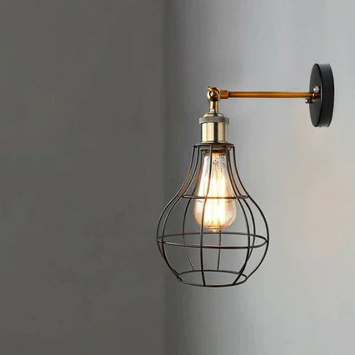 Vintage Wall Light Fixtures | Metal Sconce | UK Style | Braxby