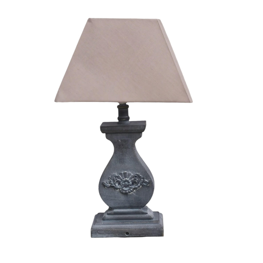 Traditional Ceramic Table Lamp with Shade | 43cm | Braxby