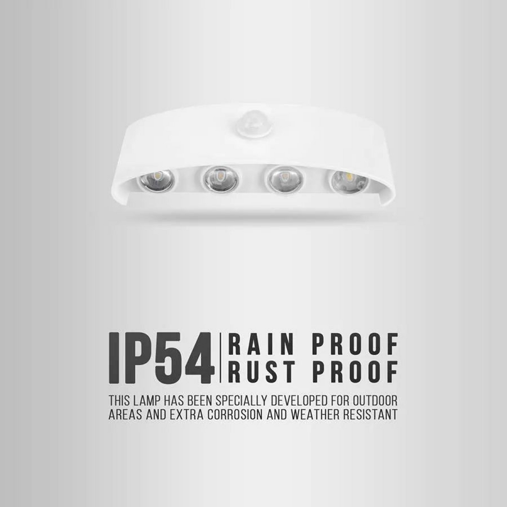 LED Wall Lights Indoor & Outdoor Up and Down | PIR Motion Sensor | Braxby