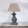 Traditional Ceramic Table Lamp with Shade | 43cm | Braxby
