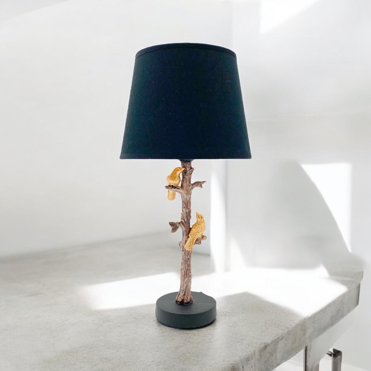 Bird Design Table Lamp with Shade | 44cm | Decorative | Braxby