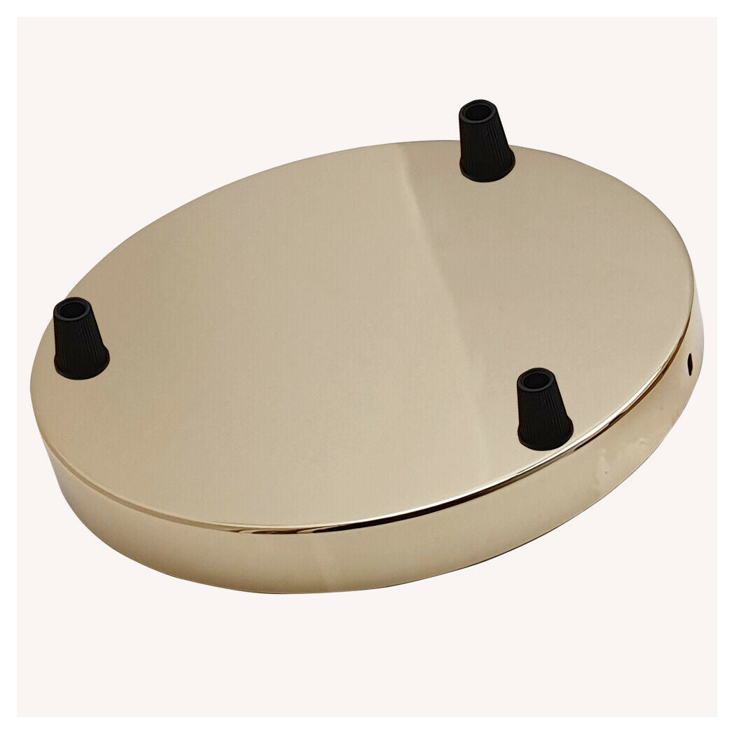 3-Way Multi-Outlet Ceiling Rose | 5 Colours | E27 | Braxby