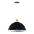 Black Inner White Vintage Ceiling Pendant Light Shade | Hanging Lamp | Braxby